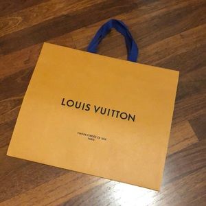 Authentic Louis Vuitton paper store bag